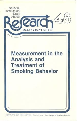 Seller image for Measurement in the Analysis and Treatment of Smoking Behavior for sale by Lincbook