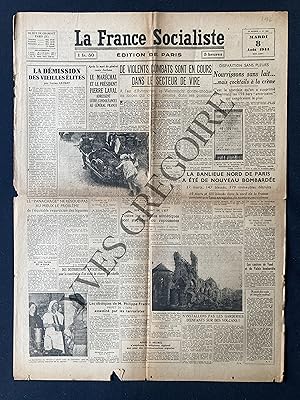 LA FRANCE SOCIALISTE-N°846-MARDI 8 AOUT 1944