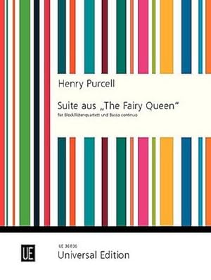 Bild des Verkufers fr Suite aus "The Fairy Queen" : Blockfltenquartett und Cembalo (Klavier). Partitur und Stimmen. zum Verkauf von AHA-BUCH GmbH