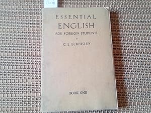 Immagine del venditore per Essential English a progressive Course for Foreign Students. Book I. venduto da Librera "Franz Kafka" Mxico.