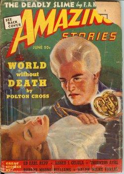 Imagen del vendedor de AMAZING Stories: June 1939 ("The Radio Man Returns") a la venta por Books from the Crypt