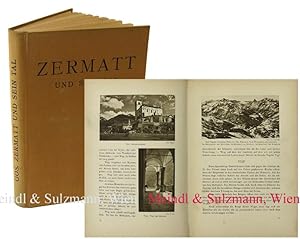 Bild des Verkufers fr Zermatt und sein Tal. Einfhrung von J. Musy. zum Verkauf von Antiquariat MEINDL & SULZMANN OG