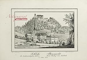 Orig. Lithographie aus "Ansichten der Steyermärkischen Staedte, Maerkte und Schloesser" von Josep...