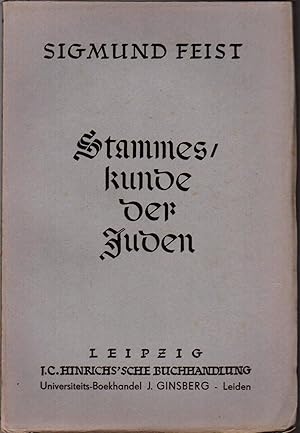 Bild des Verkufers fr Stammeskunde der Juden. Die jdischen Stmme der Erde in alter und neuer Zeit. Historisch-anthropologishe Skizzen. Mit 89 Abbildungen im Text und auf Tafeln. zum Verkauf von Rdner Versandantiquariat