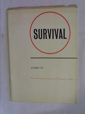 Seller image for Survival Volume XX No.4 July/August 1978 for sale by HALCYON BOOKS