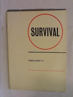 Seller image for Survival: Volume XIX No.6 November/December 1977 for sale by HALCYON BOOKS