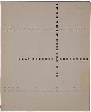 Bild des Verkufers fr Druckwerk. zum Verkauf von EOS Buchantiquariat Benz