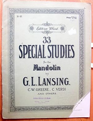 33 Special Studies for the Mandolin