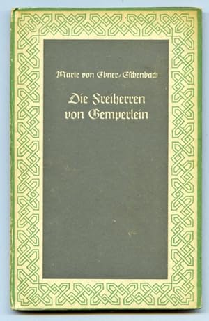 Bild des Verkufers fr Die Freiherren von Gemperlein. zum Verkauf von Versandantiquariat  Rainer Wlfel