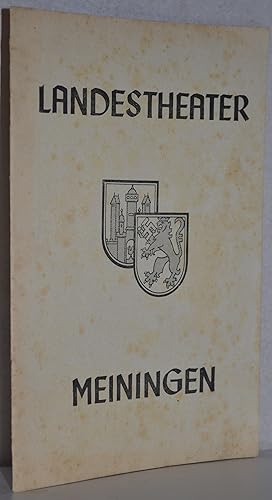 Landestheater Meiningen - Das Programmheft Nummer 5: Spielzeit 1940/41. M. Abb.