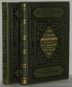 Joh. Friedr. Herbarts Pädagogische Schriften. 2 Bände. Mit Herbarts Biographie hrsg. v. Friedrich...