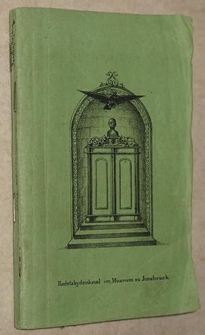 Bild des Verkufers fr Ehrenkranz zur Feier des 90. Geburtstages und 73. Dienstjahres des k. k. F. M. Vater Radetzky am 2. Nov. 1856. Hrsg. vom tirolischen General-Radetzky-Verein. M. Geleitw. v. Joh. Ritter von Alpenburg. zum Verkauf von Antiquariat Reinsch