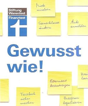 Seller image for Finanztest - Gewusst wie!: 55 Alltagsprobleme Schritt fr Schritt gelst for sale by Falkensteiner