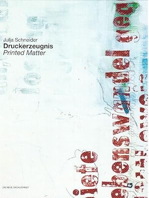 Druckerzeugnis - Printed Matter