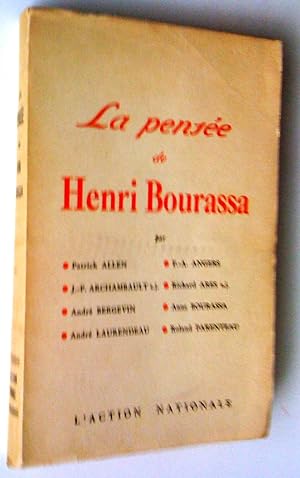 La Pensée de Henri Bourassa