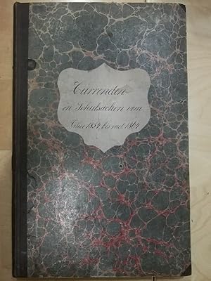 "Currenden in Schulsachen vom Jahre 1854 bis 1864" [hs. Deckeltitel].