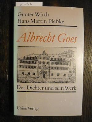 Bild des Verkufers fr Albrecht Goes. zum Verkauf von Versandantiquariat  Wenzel