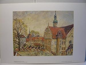 Bild des Verkufers fr Ehemaliges Franziskanerkloster in Zittau mit Hefftergiebel (Renaissance) und barocken Grften. zum Verkauf von Versandantiquariat  Wenzel
