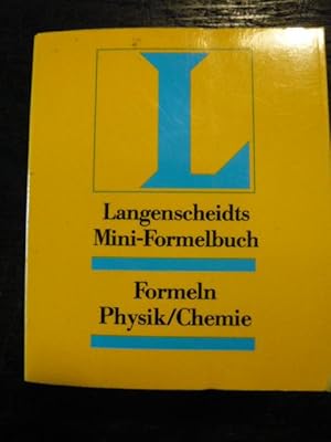 Bild des Verkufers fr Langenscheidts Mini-Formelbuch 64. Formeln Physik/Chemie. zum Verkauf von Versandantiquariat  Wenzel