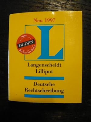 Bild des Verkufers fr Langenscheidt Lilliput 75. Deutsche Rechtschreibung. zum Verkauf von Versandantiquariat  Wenzel
