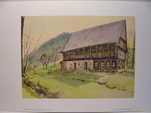 Bild des Verkufers fr Ehemaliges Bauernhaus in Waltersdorf nrdlich der Lausche. zum Verkauf von Versandantiquariat  Wenzel