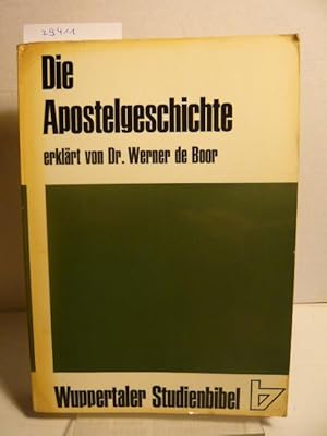 Bild des Verkufers fr Die Apostelgeschichte. zum Verkauf von Versandantiquariat  Wenzel