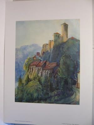 Bild des Verkufers fr Burgruine Schreckenstein bei Aussig (Usti n. L.) zum Verkauf von Versandantiquariat  Wenzel