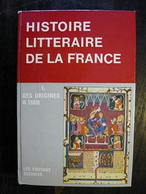 Seller image for Manuel d'Historie Litteraire de la France. for sale by Versandantiquariat  Wenzel
