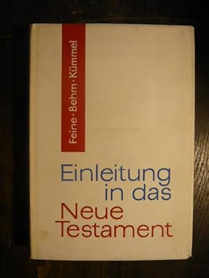 Bild des Verkufers fr Einleitung in das Neue Testament. zum Verkauf von Versandantiquariat  Wenzel