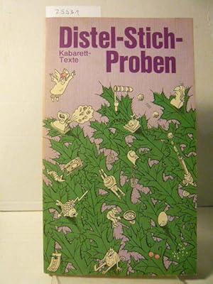 Distel-Stich-Proben.