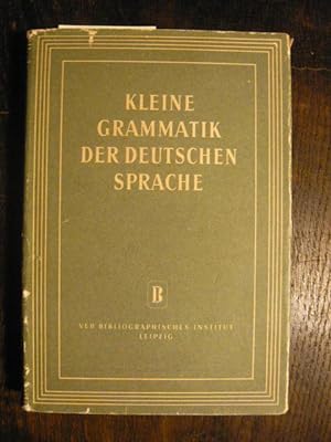 Kleine Grammatik der Deutschen Sprache.