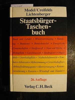 Bild des Verkufers fr Staatsbrger-Taschenbuch. zum Verkauf von Versandantiquariat  Wenzel