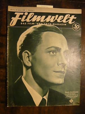 Filmwelt Nummer 5, Januar 1938.