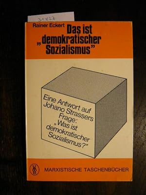 Image du vendeur pour Das ist "demokratischer Sozialismus". mis en vente par Versandantiquariat  Wenzel
