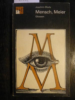 Seller image for Mensch, Meier. for sale by Versandantiquariat  Wenzel