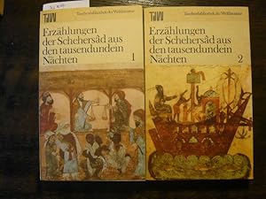 Bild des Verkufers fr Erzhlungen der Schehersad aus den Tausendundein Nchten. Teil 1 und 2. zum Verkauf von Versandantiquariat  Wenzel