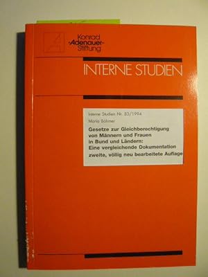 Gesetze zur Gleichberechtigung von Männern und Frauen in Bund und Ländern.
