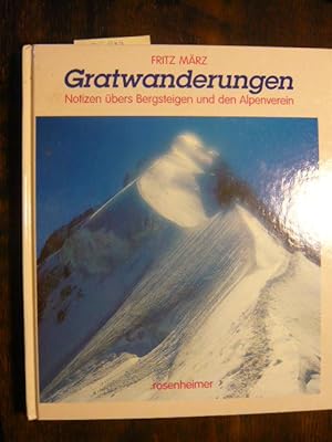 Imagen del vendedor de Gratwanderungen. a la venta por Versandantiquariat  Wenzel