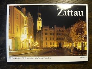 Bild des Verkufers fr Postkartenbuch Zittau. zum Verkauf von Versandantiquariat  Wenzel