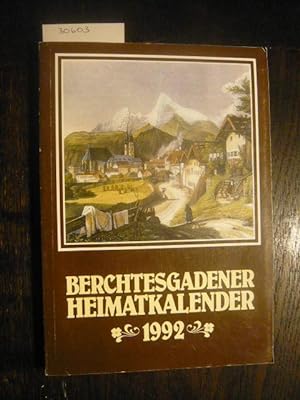 Bild des Verkufers fr Berchtesgadener Heimatkalender 1992 zum Verkauf von Versandantiquariat  Wenzel