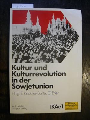 Bild des Verkufers fr Kultur und Kulturrevolution in der Sowjetunion. zum Verkauf von Versandantiquariat  Wenzel