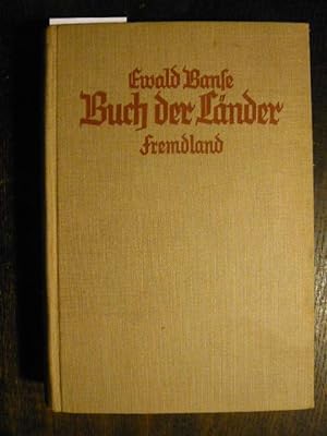 Imagen del vendedor de Buch der Lnder. a la venta por Versandantiquariat  Wenzel