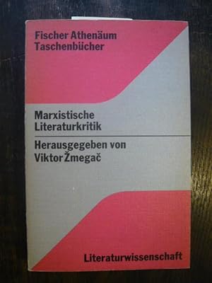 Bild des Verkufers fr Marxistische Literaturkritik. zum Verkauf von Versandantiquariat  Wenzel