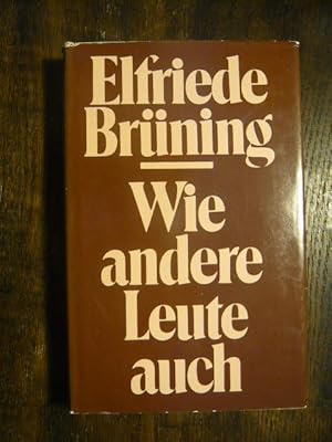 Bild des Verkufers fr Wie andere Leute auch. zum Verkauf von Versandantiquariat  Wenzel