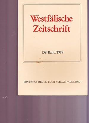 Seller image for Westflische Zeitschrift. Zeitschrift fr vaterlndische Geschichte und Altertumskunde. for sale by Ant. Abrechnungs- und Forstservice ISHGW