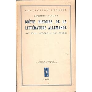 Seller image for Brve histoire de la littrature allemande for sale by Librera Salamb