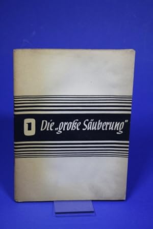 Imagen del vendedor de Die gro�e S�uberung - `F`-Reihe / Heft 1 a la venta por Der B�cherhof