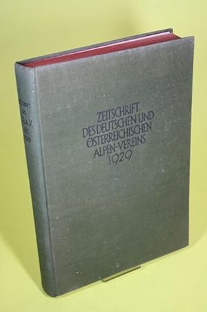 Bild des Verk�ufers f�r Zeitschrift des Deutschen und �sterreichischen Alpenvereins (Band 60, Jahrgang 1929) zum Verkauf von Der B�cherhof