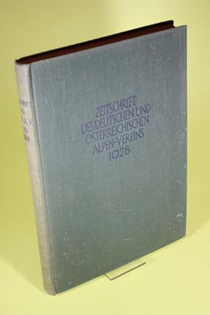 Bild des Verk�ufers f�r Zeitschrift des Deutschen und �sterreichischen Alpenvereins (Band 59, Jahrgang 1928) zum Verkauf von Der B�cherhof