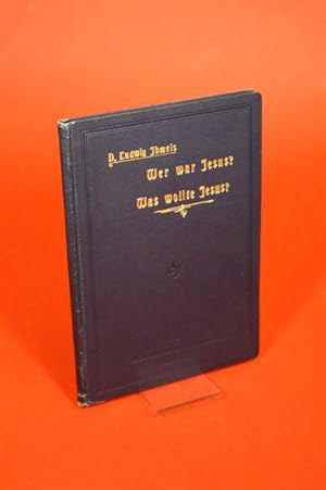 Immagine del venditore per Wer war Jesus ? Was wollte Jesus ? venduto da Der B�cherhof